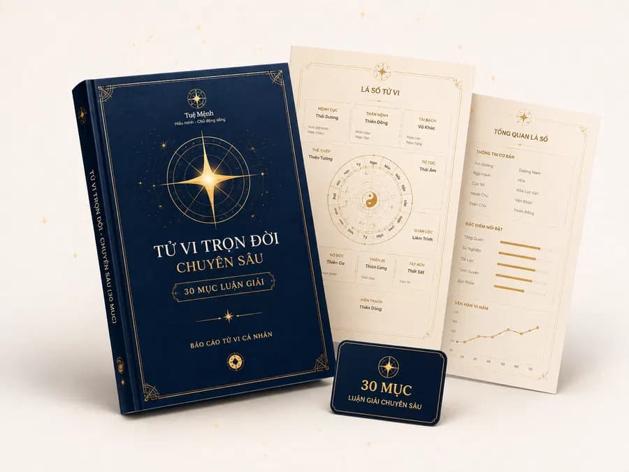 Tử Vi Trọn Đời — Chuyên sâu (30 mục)